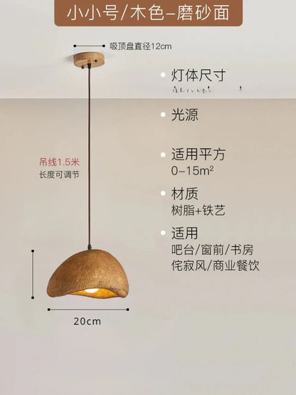 DecorBites™ Japanese Resin Pendant Lights for Dining Room Home Decor - Creative Luminaire Suspendu