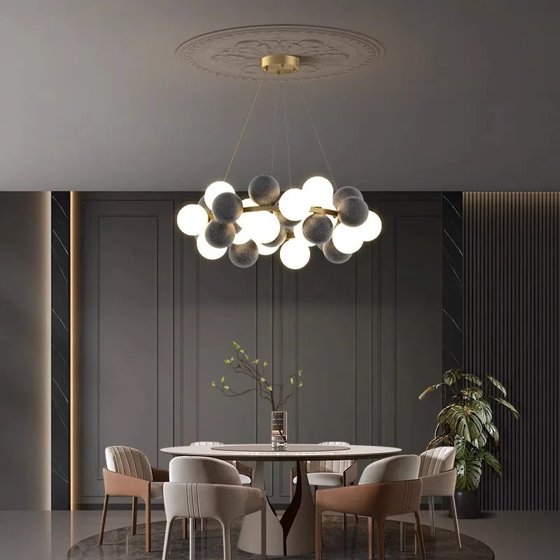 Lámparas de araña colgantes LED Decorbites™ para la decoración moderna del hogar, iluminación interior para sala de estar y comedor