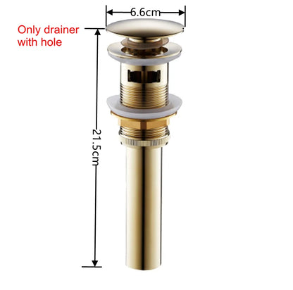 DecorBites™ Brass Air Isolation Deodorant Basin Drain Pipe - Anti-Spill Water Drain