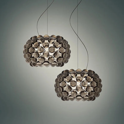 DecorBites™ Caboche LED Chandelier: Artistic Nordic Acrylic Pendant Light for Living Room & Restaurant