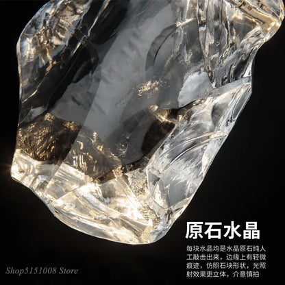 Nordic Gold Crystal Pendant Light