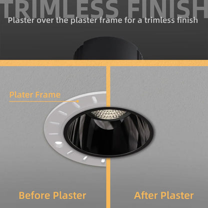 أضواء ديكوربايتس™ 12 وات مضادة للتوهج، إضاءة كشافة مدمجة Ra97، مصباح داخلي لغرفة المعيشة