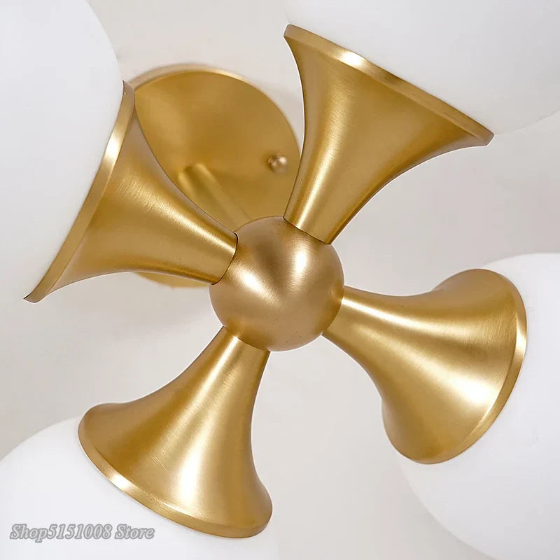 Lámparas de techo LED con forma de bola de cristal DecorBites™ para sala de estar, cocina y dormitorio