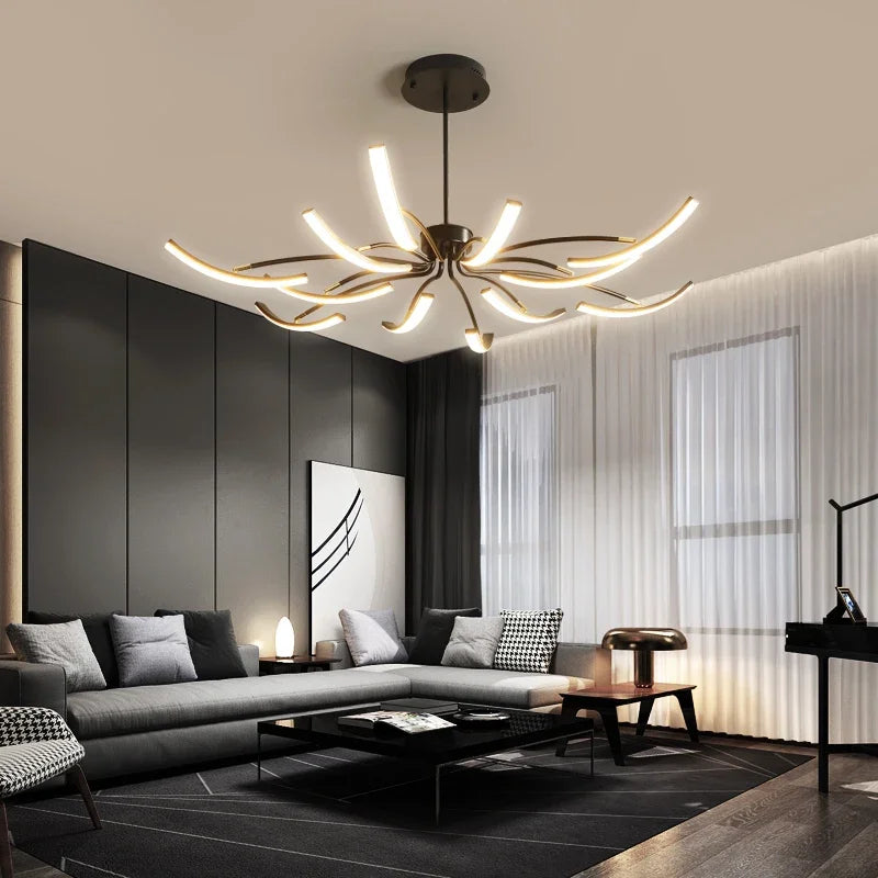 DecorBites™ LED Chandeliers for Modern Living Room Bedroom Study Kitchen Lighting