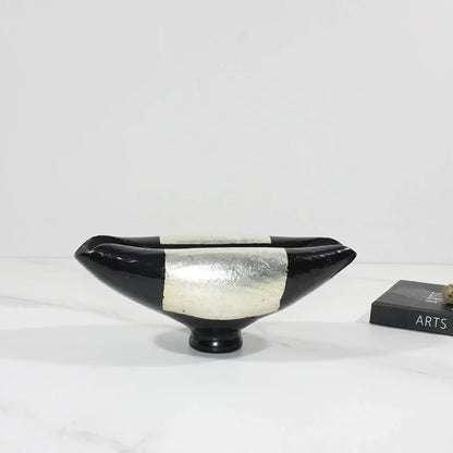 DecorBites™ Elliptic Resin Flower Pot Vase Home Decor Floral Arrangement Accessories