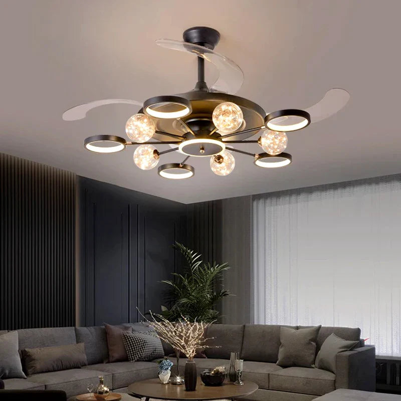 DecorBites™ Kids Bedroom Ceiling Fan with Remote Control & LED Light