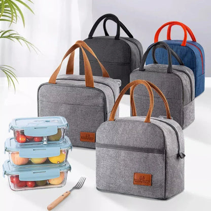 DecorBites™ Insulated Lunch Bag: Waterproof, Thermal, Portable, Keep Warm, Thickened.
