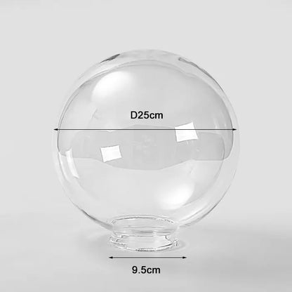 غطاء مصباح دائري من الأكريليك من DecorBites™ لإضاءة الحديقة الخارجية ذات الأعمدة