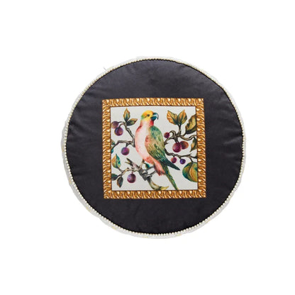 Mantel DecorBites™ Jungle Vibes: Estampado de plantas de tigre y pagoda para huerto de cocina.