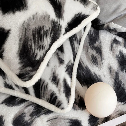 Juego de cama DecorBites™ Cozy Rabbit Hair, edredón tamaño Queen para un confort de lujo en invierno