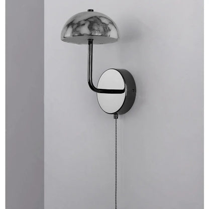 DecorBites™ Carbon Steel LED Wall Lamp Reading Bedside Cafe Luxury Stone Nordic Modern Mirror Light