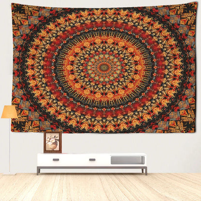 Decobites Mandala Tapestry Wall Hanging for Boho Witchcraft Decor