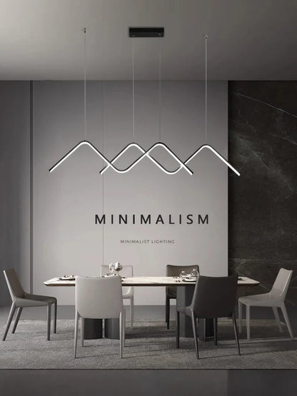 ديكوربايتس™ مصابيح LED هندسية معلقة، إضاءة ثريا عصرية بسيطة