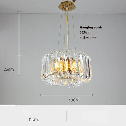 DecorBites™ Gold LED Chandelier 2025 New Trend for Living Room