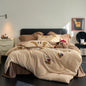 Decobites Winter Velvet Warmth Queen Bedding Set with Sheet and Pillowcase