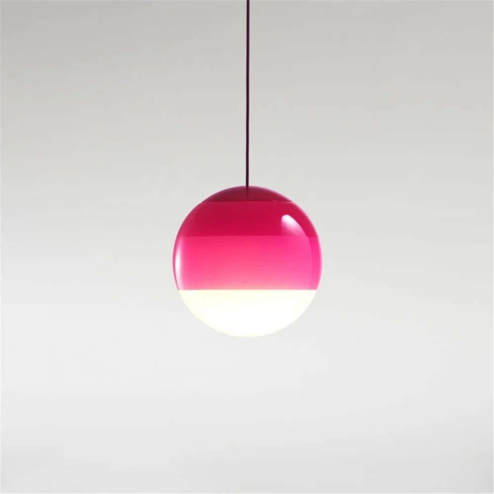 DecorBites™ Gradient Glass Dome Pendant Lamps for Modern Interiors
