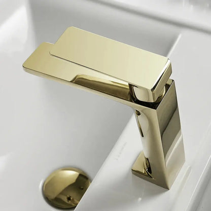 DecorBites™ Brushed Nickel Bathroom Sink Faucet Single Handle Basin Mixer Tap