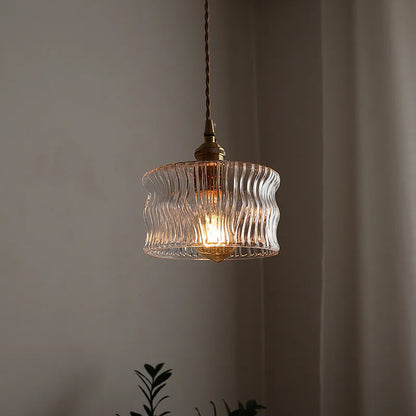 DecorBites™ Green Glass LED Pendant Light - Nordic Modern Hanging Lamp