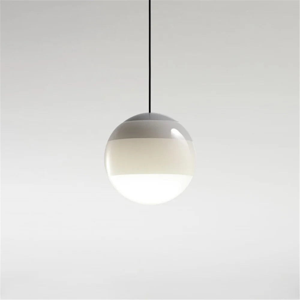 DecorBites™ Gradient Glass Dome Pendant Lamps for Modern Interiors