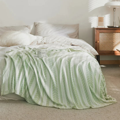 DecorBites™ Bamboo Knitted Cooling Blanket