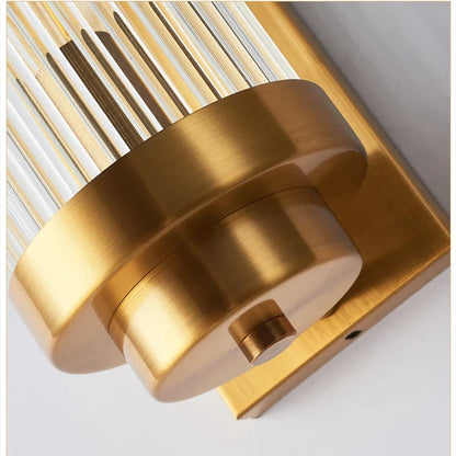 DecorBites™ Gold Crystal Bracket Light: Stylish Lighting Fixtures for Home Wall Decor