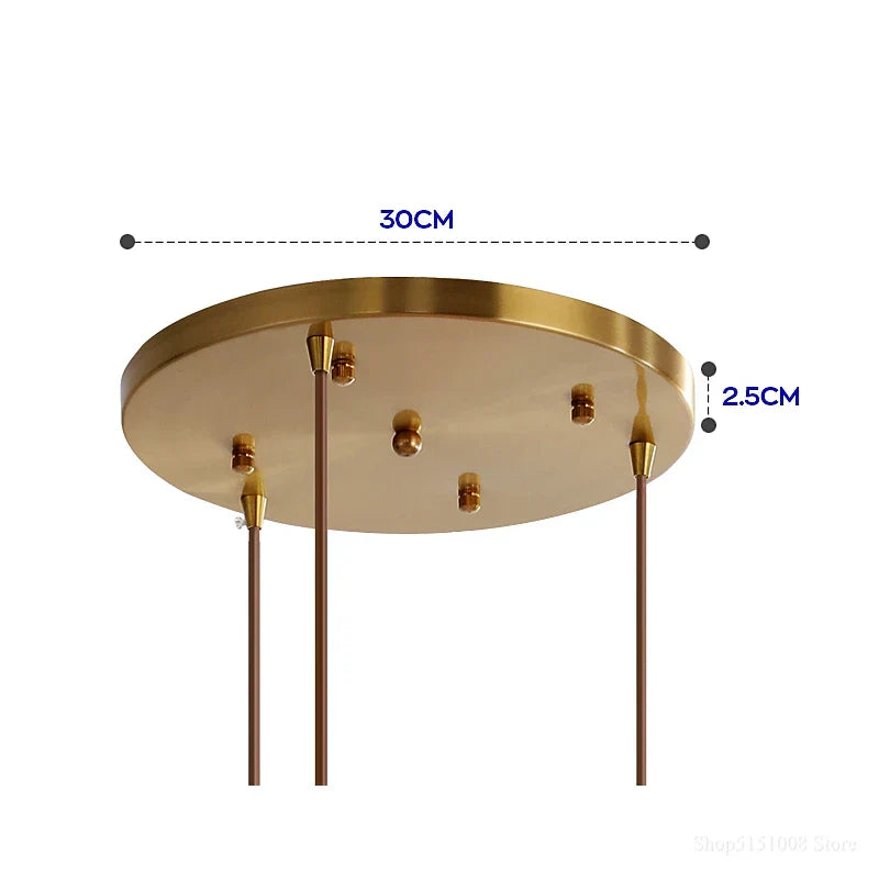 DecorBites™ Japanese Ceramics Bedside Chandelier | Designer Bedroom Lamp for Home Decor