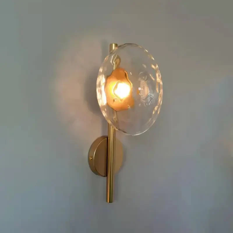 DecorBites™ LED Glass Wall Sconce for Living Room Background Lighting