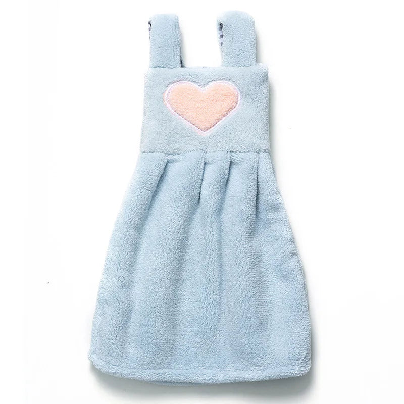 DecorBites™ Cute Cartoon Hand Towel - Soft, Absorbent Cleaning Cloth for Kitchen and Bathroom