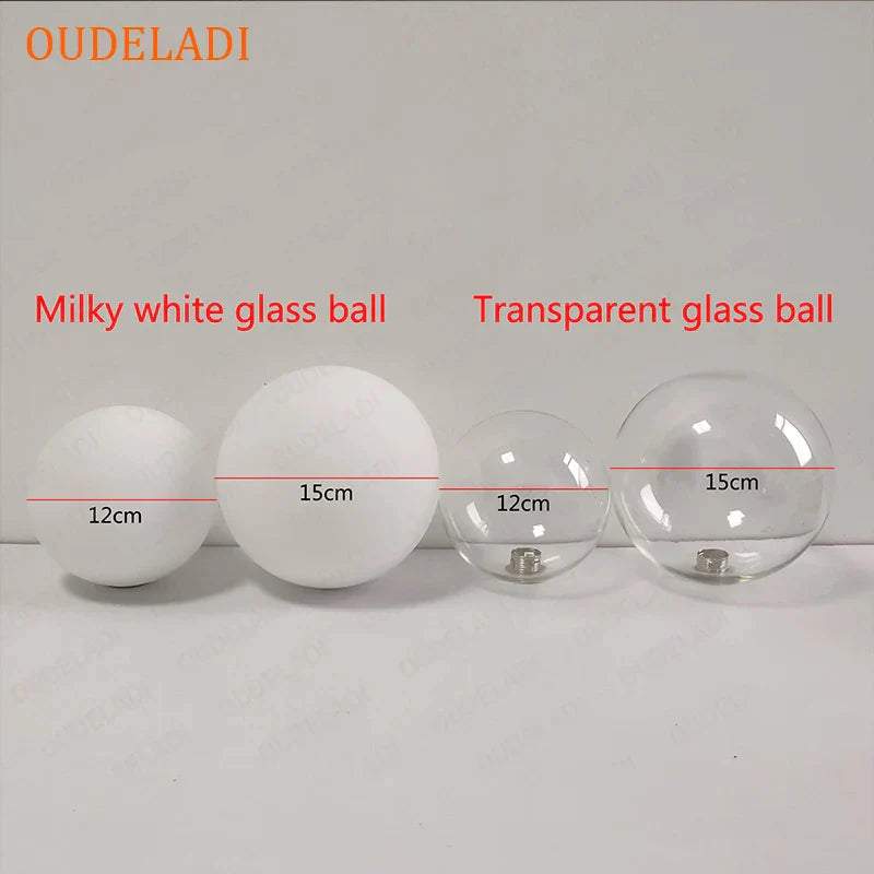 Aplique de pared LED dorado DecorBites™ con bola de cristal lechoso, 2 bombillas G4