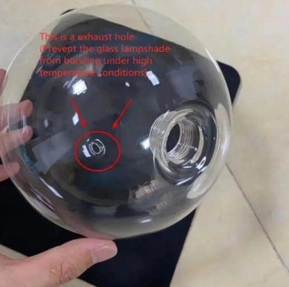 Lámpara colgante de bola de cristal DecorBites™: Lámpara colgante moderna para cocina o comedor.