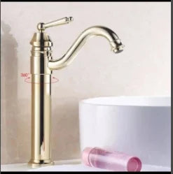 مجموعة صنابير الحمام العتيقة من DecorBites™ مع دش يدوي