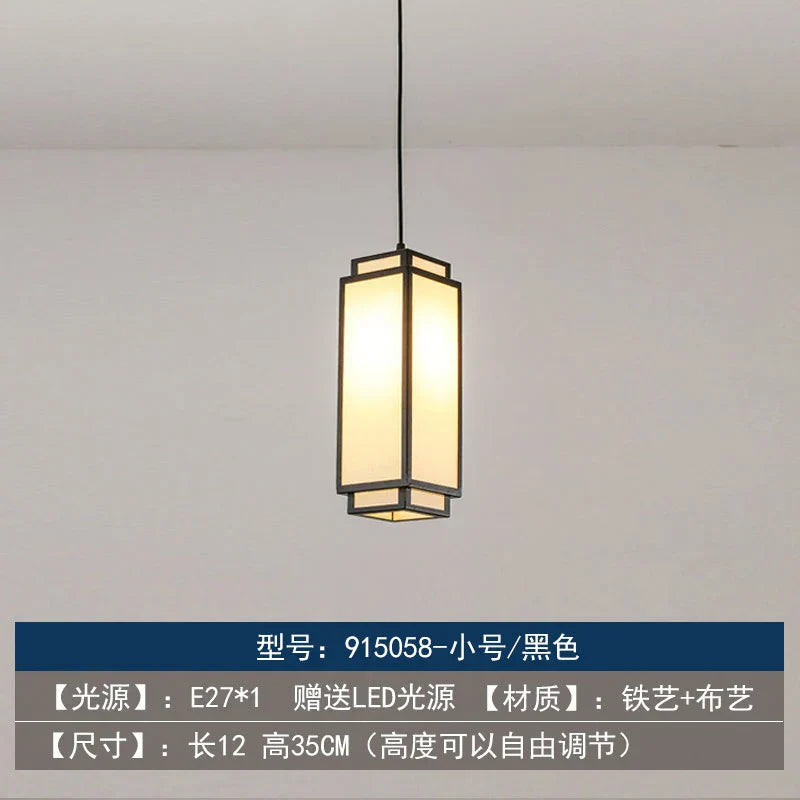 DecorBites™ Chinoiserie Retro Chandelier: Study Bedroom Dining Room Industrial Lighting