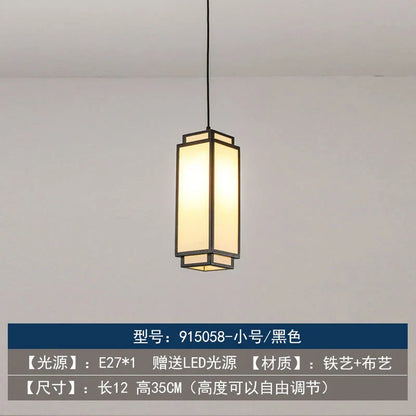 DecorBites™ Chinoiserie Retro Chandelier: Study Bedroom Dining Room Industrial Lighting