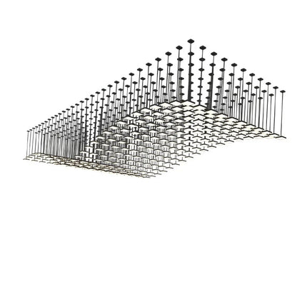 ثريا LED معلقة من الكريستال الأكريليكي من DecorBites™ لغرفة المعيشة أو بهو الفندق قابلة للتخصيص