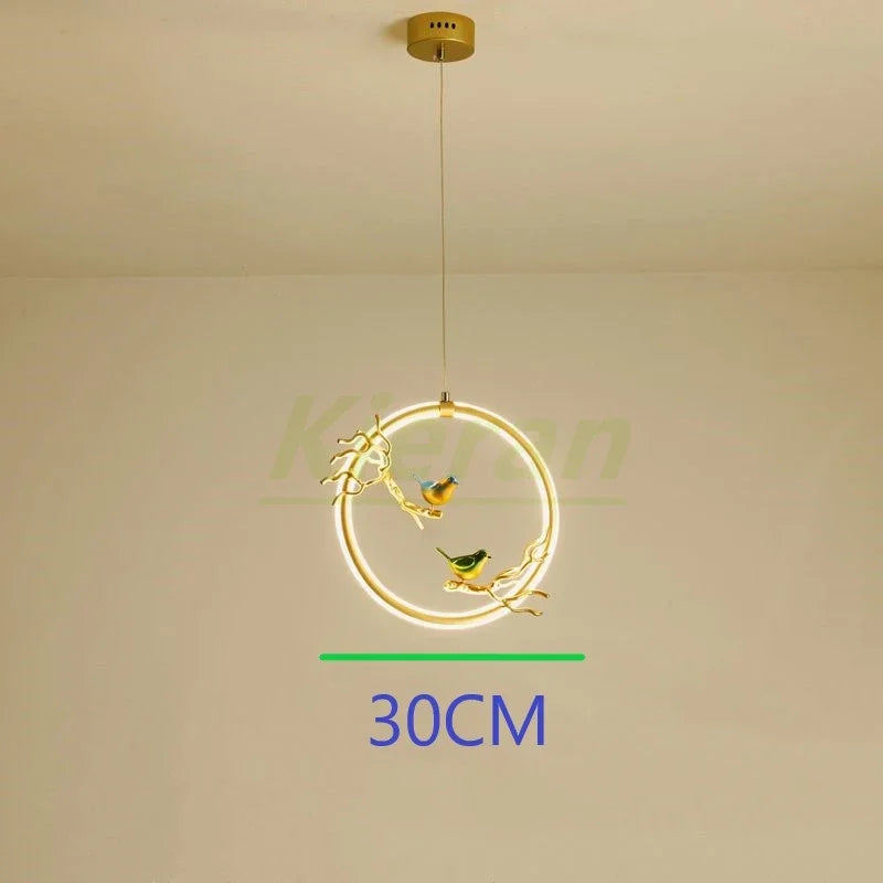 DecorBites™ Bird LED Chandelier for Bedroom Dining Room.
