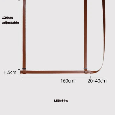 DecorBites™ LED Art Deco Chandelier for Dinning Room and Kitchen