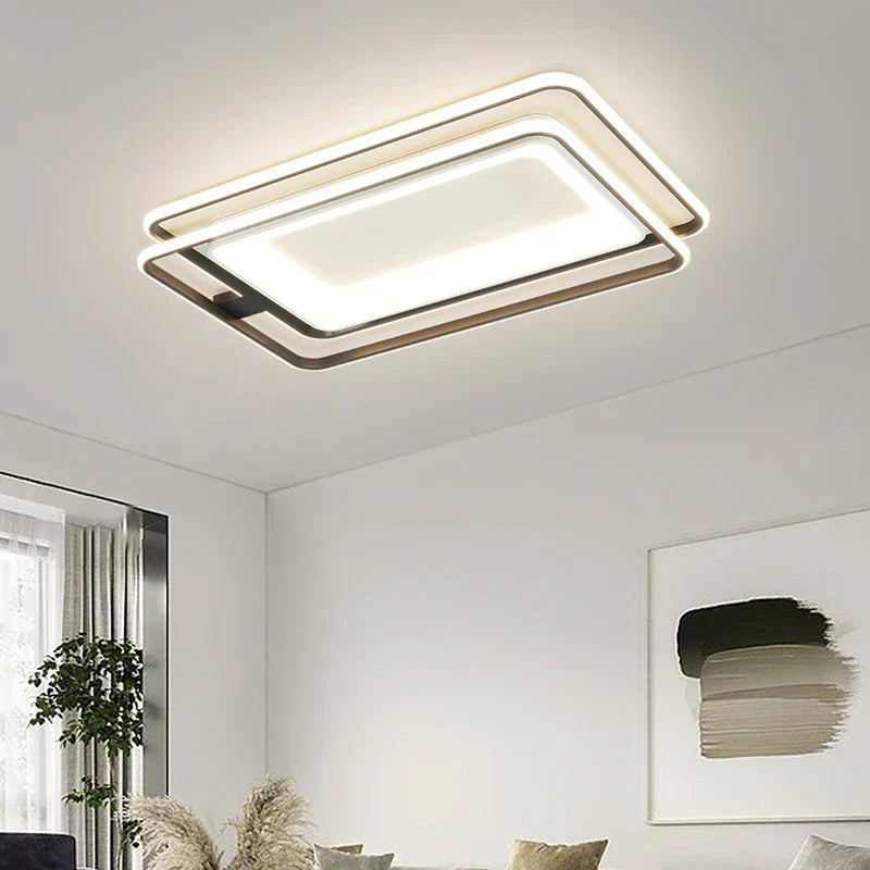 Decorbites™ LED-Kronleuchter: Einfache moderne Deckenlampen mit Fernbedienung für Zuhause, Schlafzimmer und Balkon