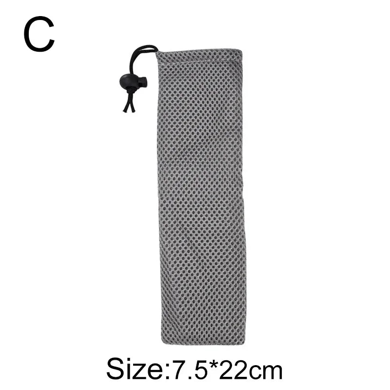 حقيبة أدوات مائدة DecorBites™ مصنوعة من القطن والكتان وحقيبة برباط للسفر وتناول الطعام في المنزل