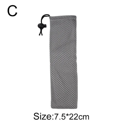 حقيبة أدوات مائدة DecorBites™ مصنوعة من القطن والكتان وحقيبة برباط للسفر وتناول الطعام في المنزل