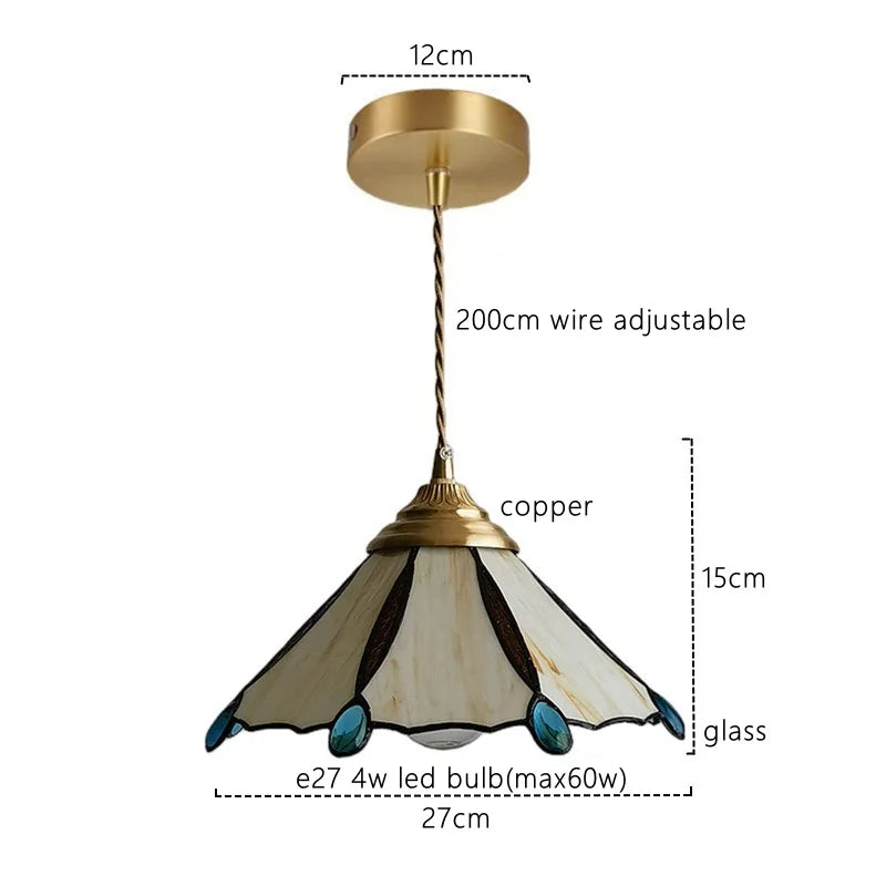 Lámpara colgante LED de cristal DecorBites™ - Decoración japonesa para el hogar, cocina o bar