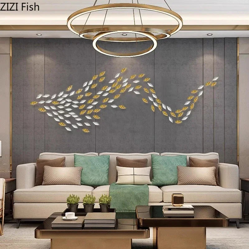 ديكورات حائط بأوراق الجنكة من DecorBites™ - زينة مجسمة لغرفة المعيشة