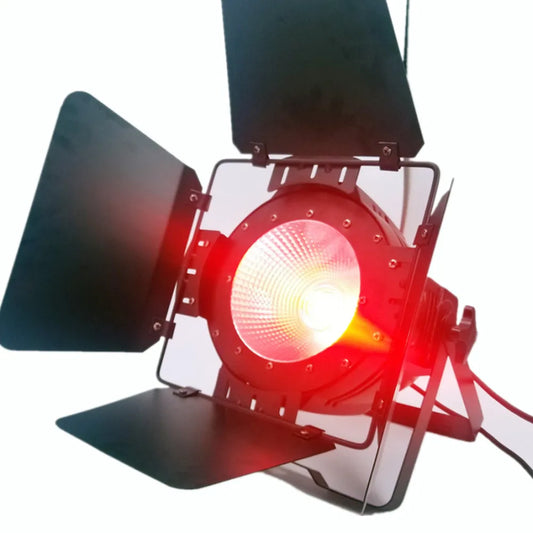 DecorBites™ 200W RGBWA-UV LED Par COB Stage Light with Barn Doors
