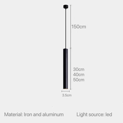 DecorBites™ LED Tube Pendant Lamp for Dining Room, Bedroom, Kitchen, Bar, Hall