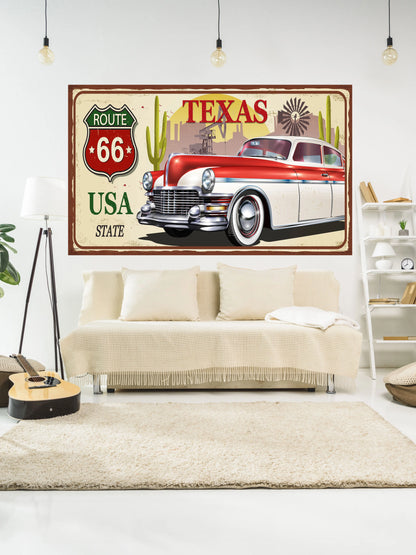 Decobites Vintage Cars Tapestry Wall Hanging for Home Decor