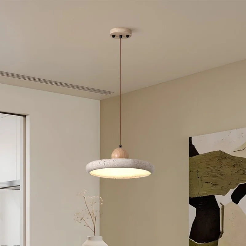 DecorBites™ LED Wood Pendant Lamp Dining Living Room Adjustable Light Fixture