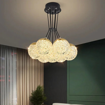 DecorBites™ LED Chandelier Ceiling Lamp for Chic Bedroom Decor and Living Room Lighting