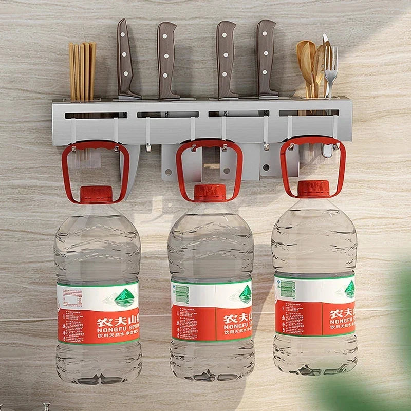 DecorBites™ Kitchen Storage Shelf Knife Chopstick Holder Multi-functional Organizer