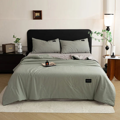 DecorBites™ Ice Cream Cool Feel Light Summer Quilt - Skin-Friendly & Breathable