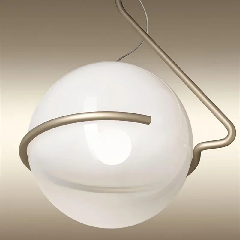 Lámpara colgante DecorBites™ con globo de cristal para dormitorio, sala de estar o isla de cocina