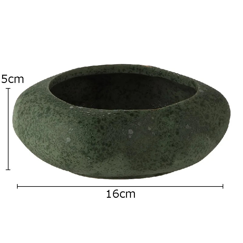 DecorBites™ Lotus Seedpod Ceramic Vase Artificial Flower Pot Modern Desk Decor